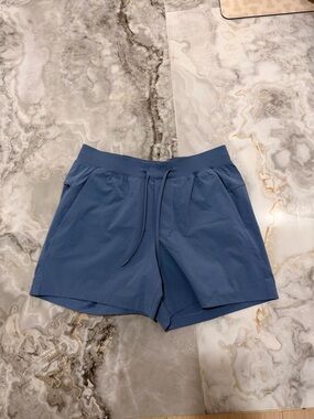 lululemon athletica Slate Blue Drawcord Athletic Shorts
